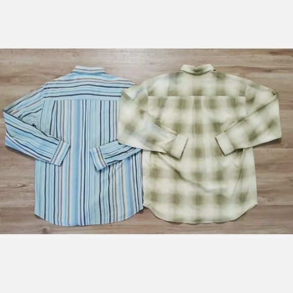 Tommy Bahama Mens Shirts Silk Long Sleeve Lot of 2 - Picture 2 of 4